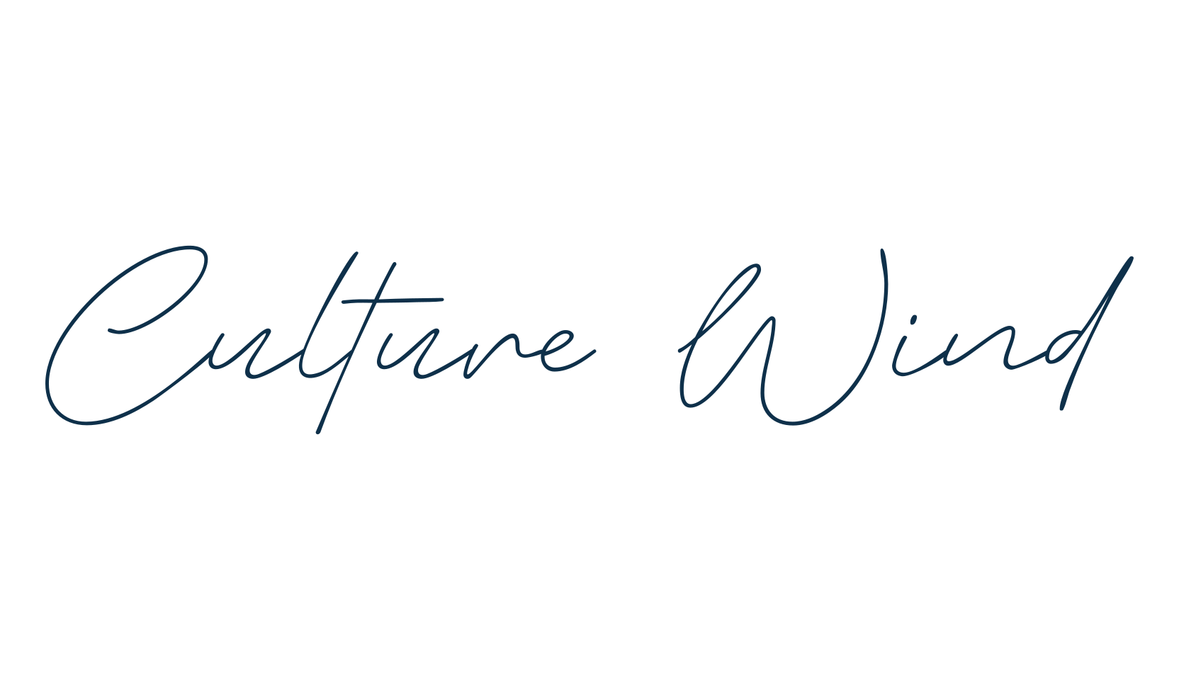 Culture Wind, script handwritten fancy decorative calligraphy font preview