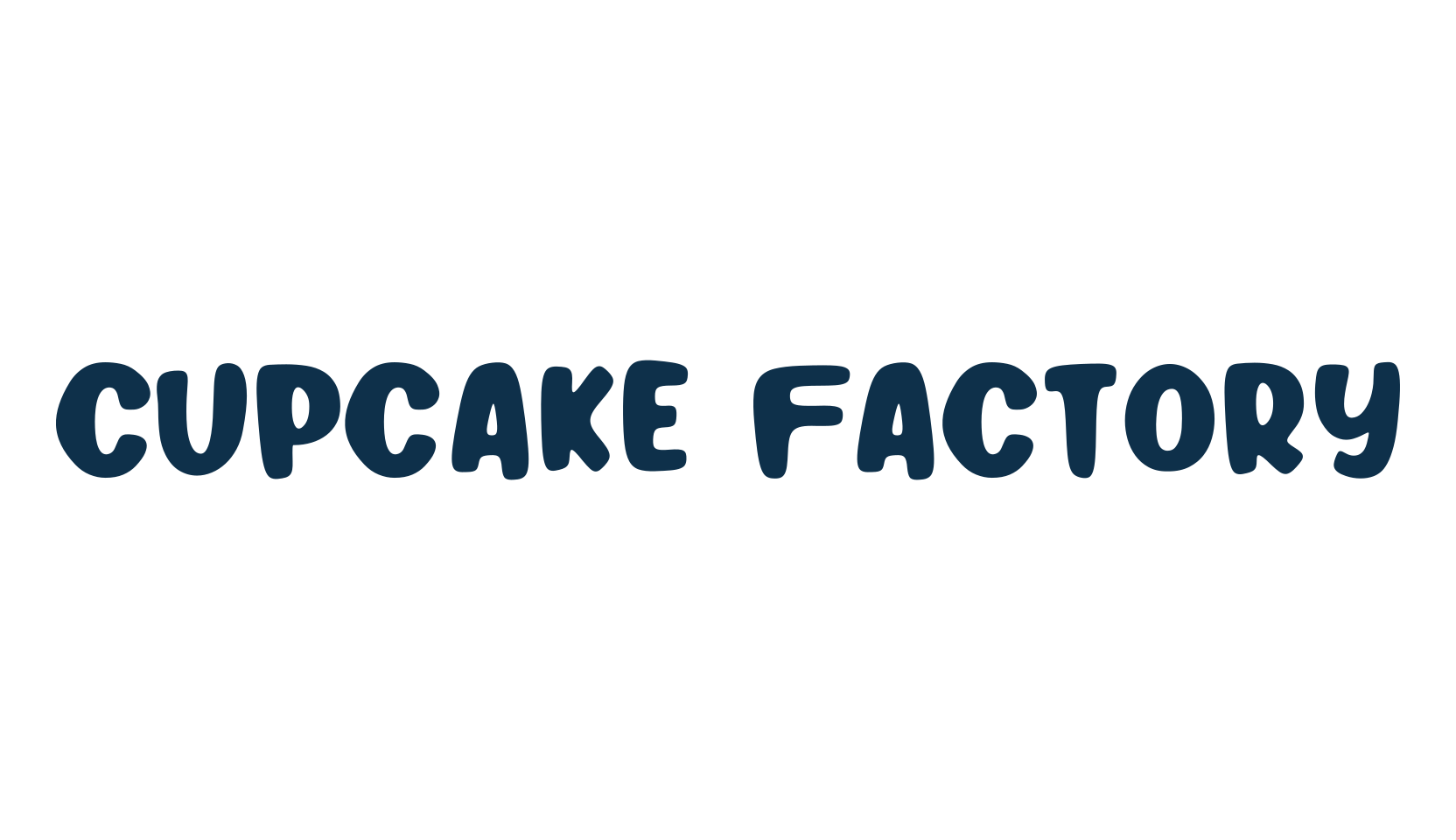 Cupcake Factory, cartoon font preview