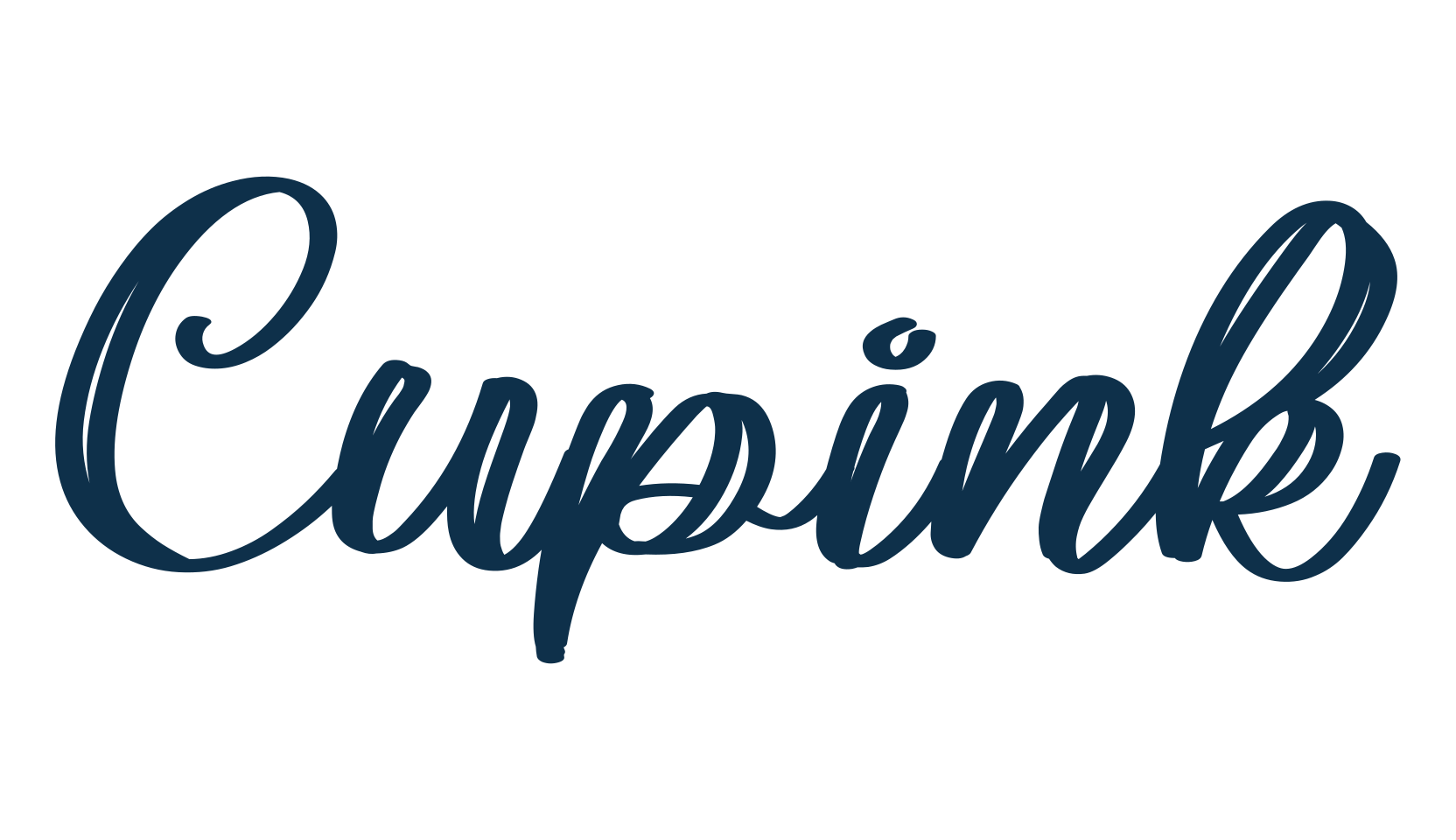 Cupink, fancy decorative font preview