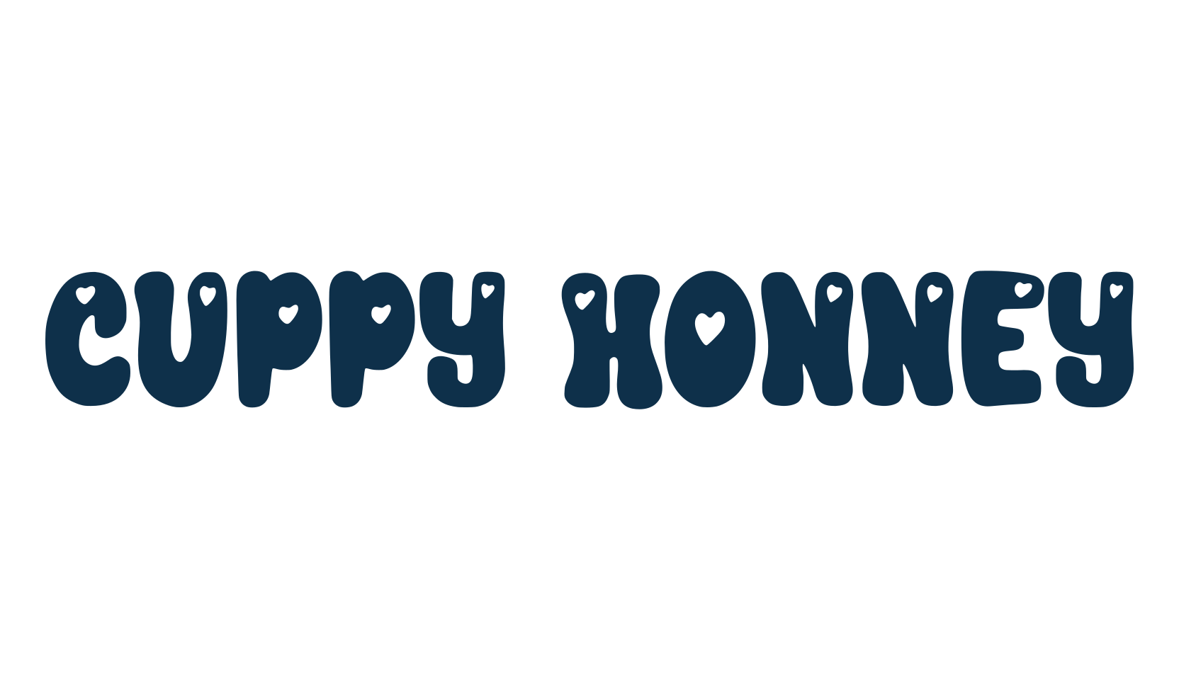 Cuppy Honney, fancy decorative font preview