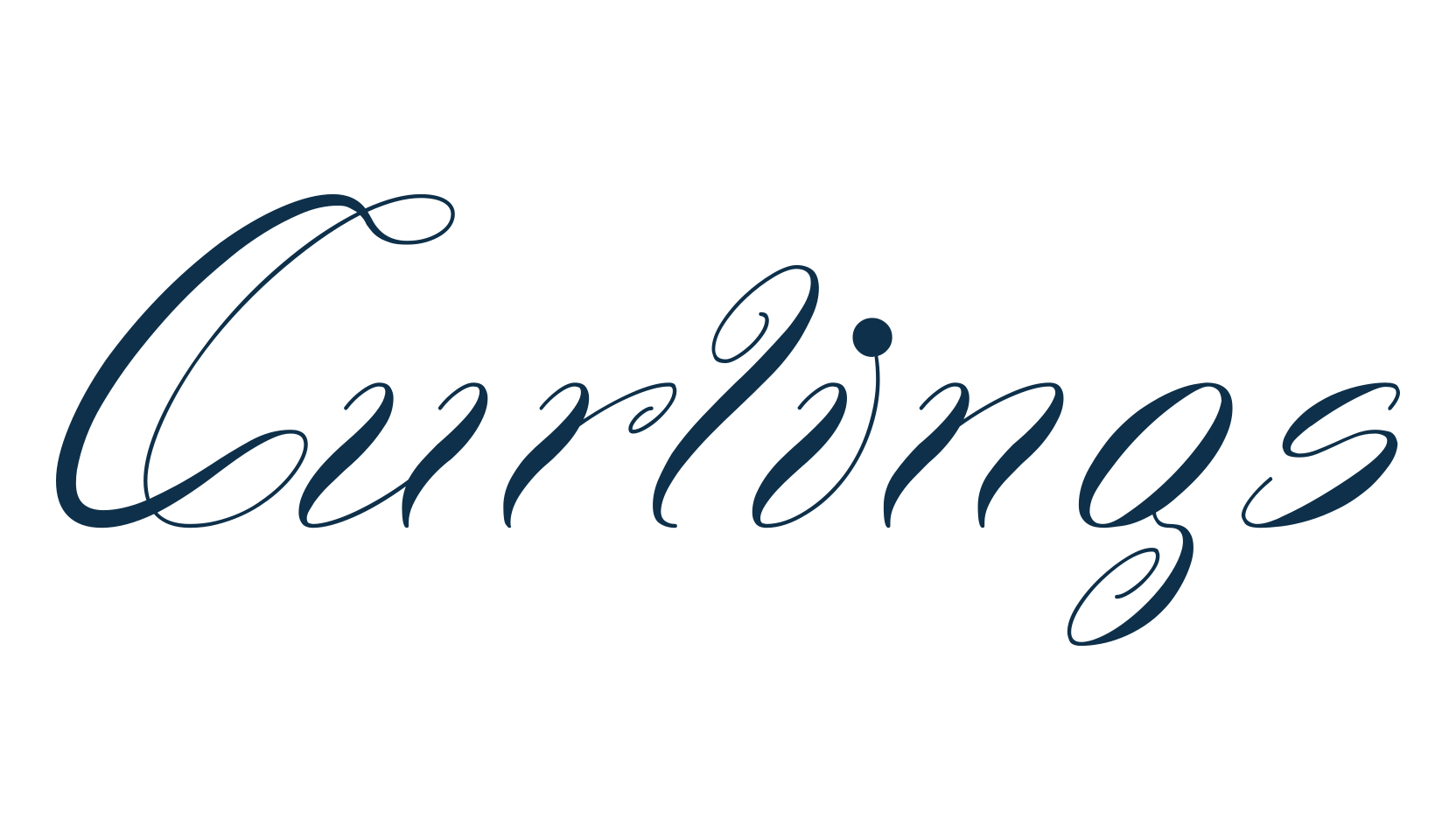 Curlings, calligraphy font preview