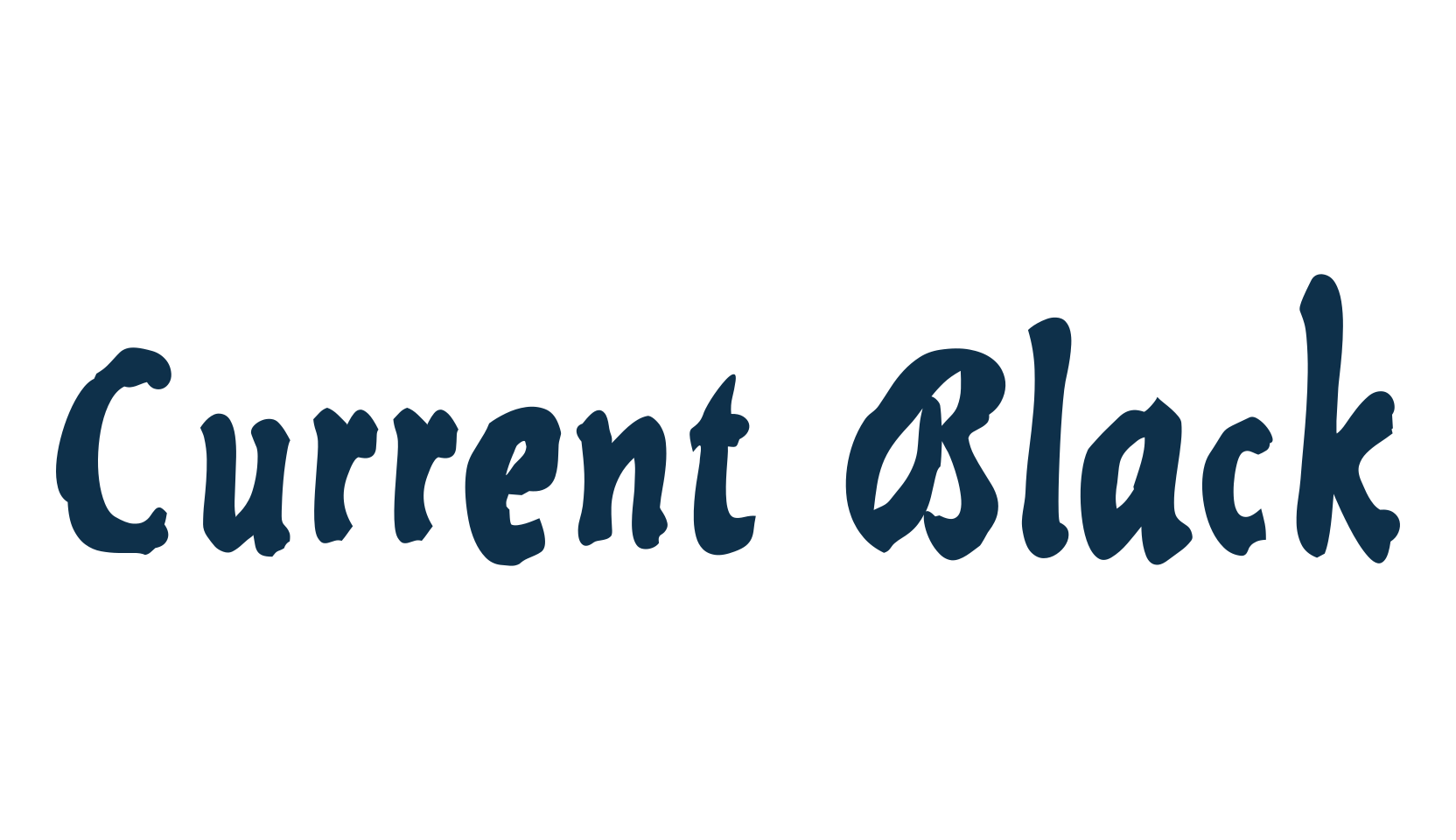 Current Black, fancy various decorative script calligraphy font preview