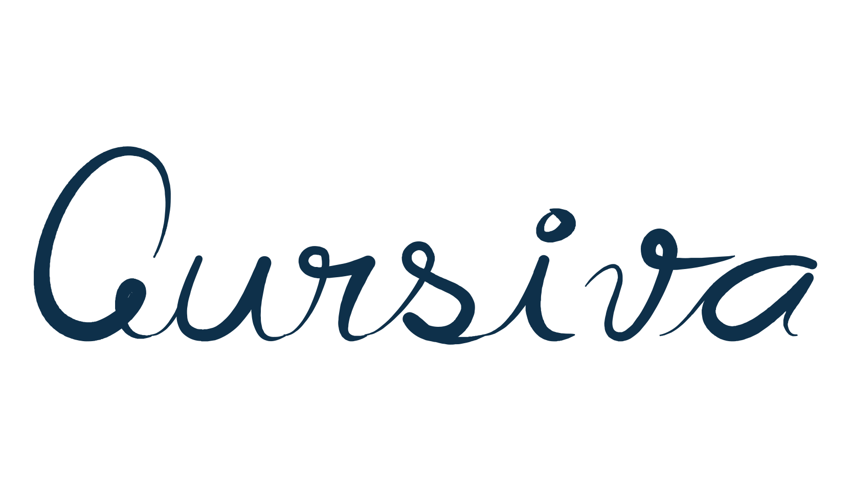 Cursiva, fancy various decorative script calligraphy font preview