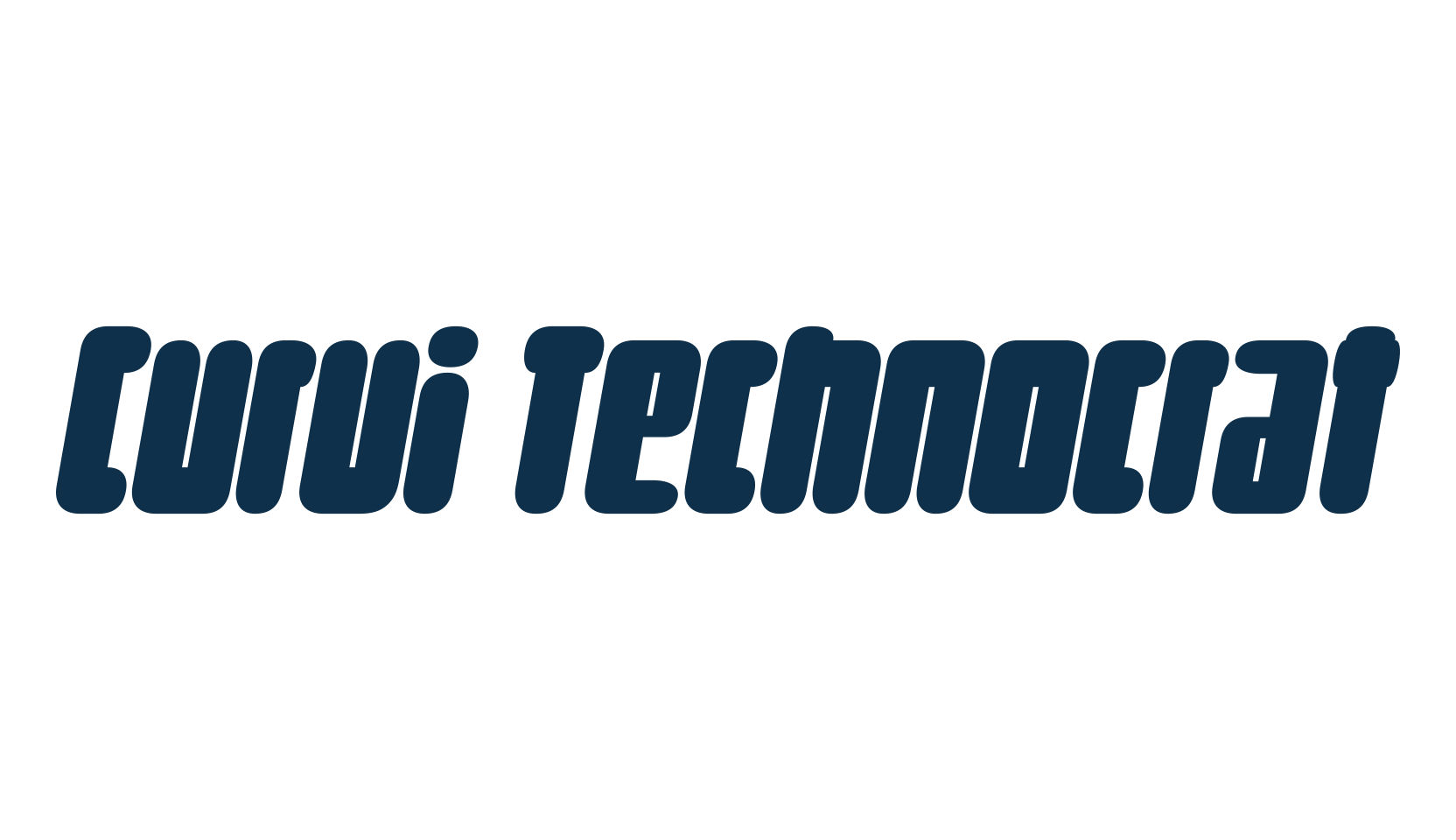 Curvi Technocrat, fancy various decorative font preview