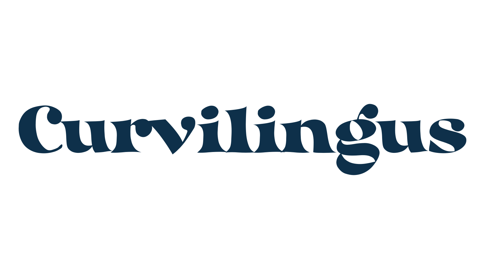 Curvilingus, groovy font preview