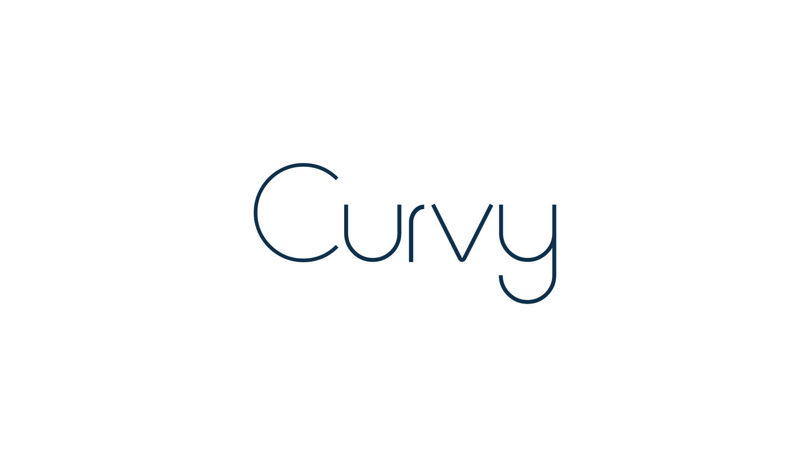 Curvy, sans serif font preview
