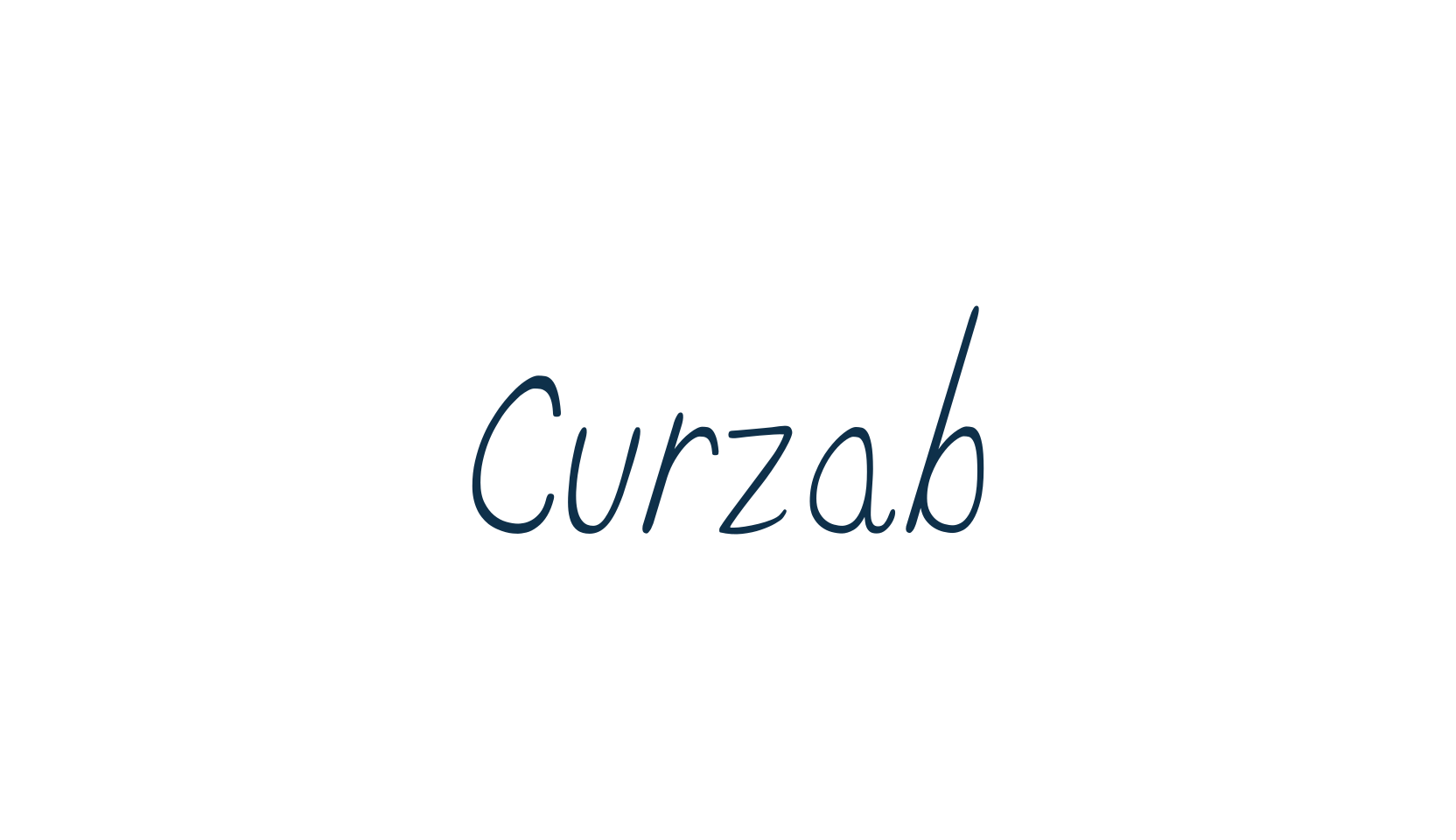 Curzab, script handwritten fancy decorative calligraphy font preview