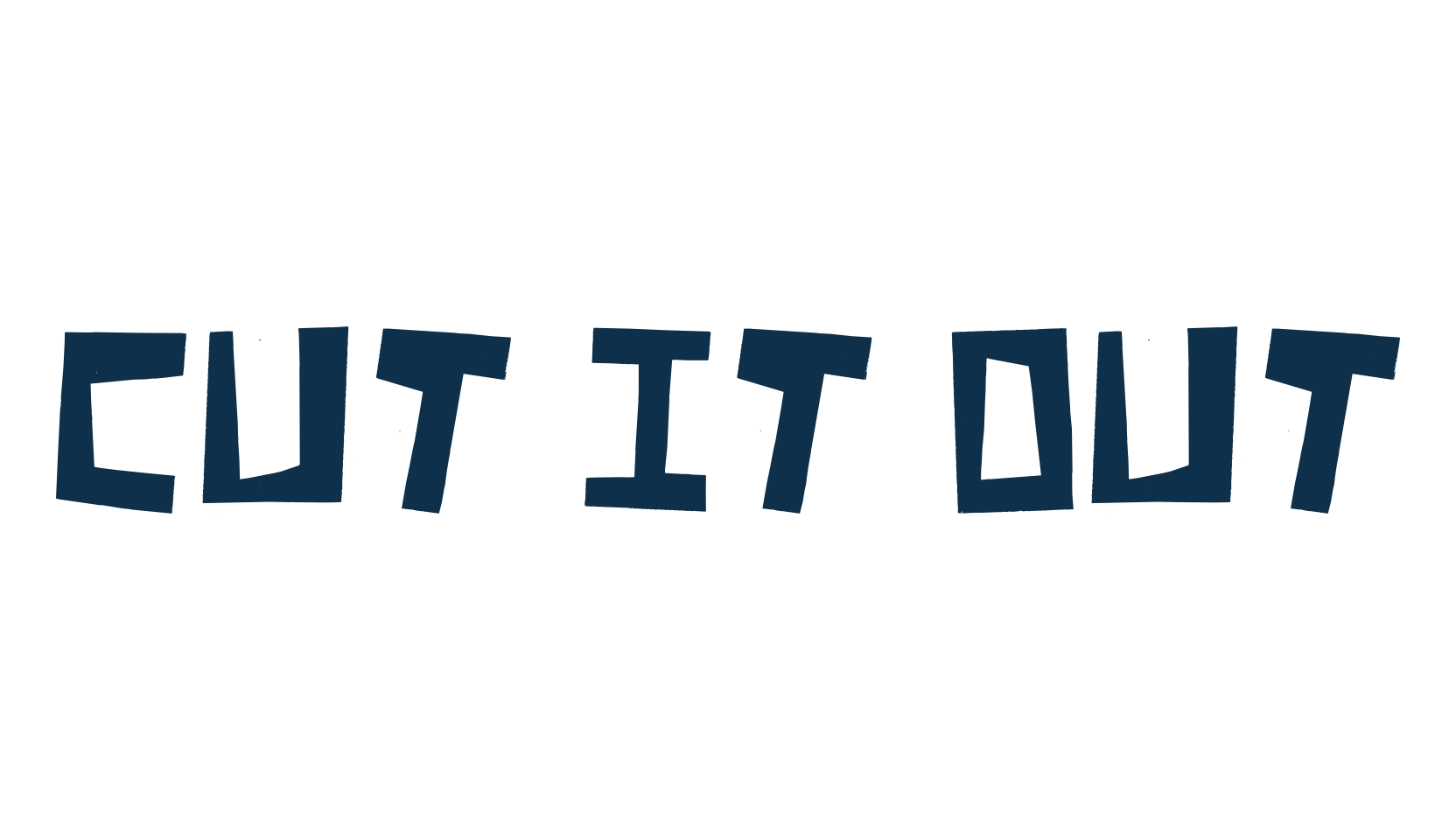 Cut It Out (cut-it-out), various font preview
