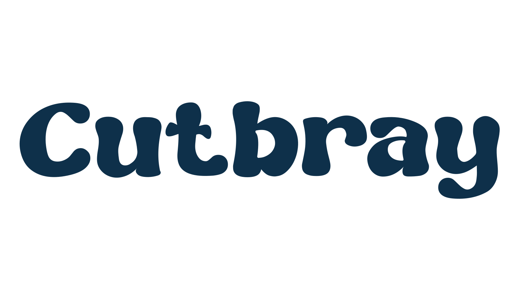 Cutbray, groovy font preview