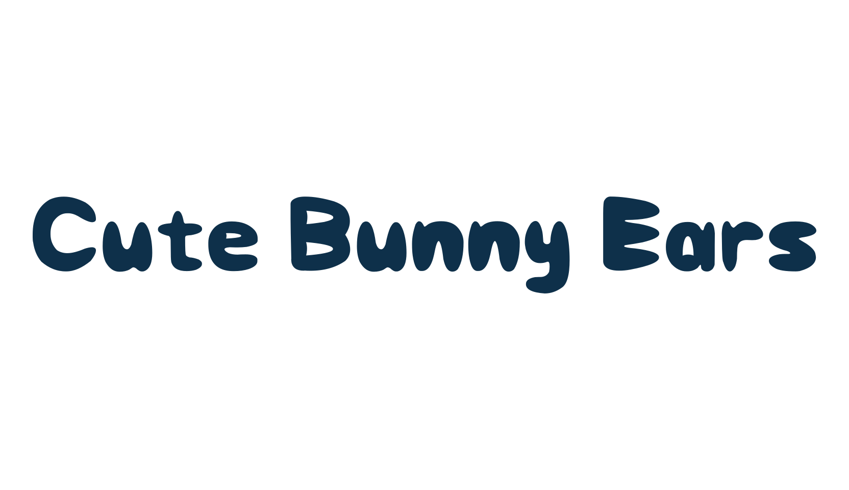 Cute Bunny Ears, fancy various decorative font preview