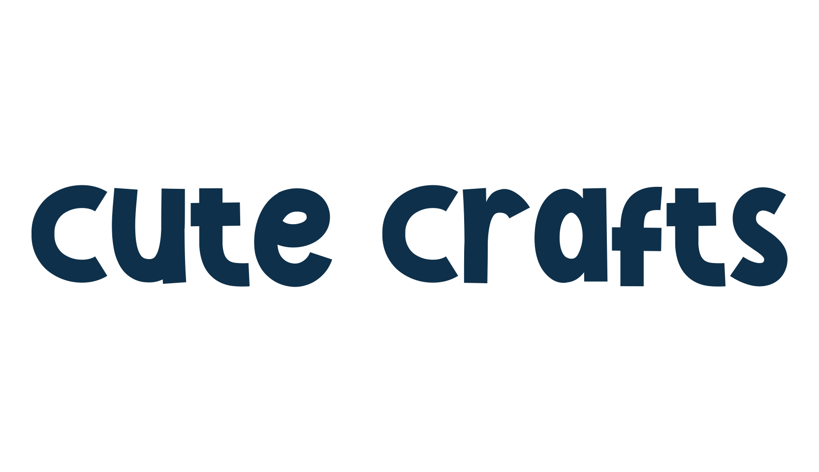 Cute Crafts, decorative font preview
