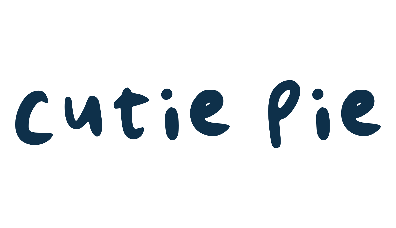 Cutie Pie, script handwritten fancy decorative calligraphy font preview