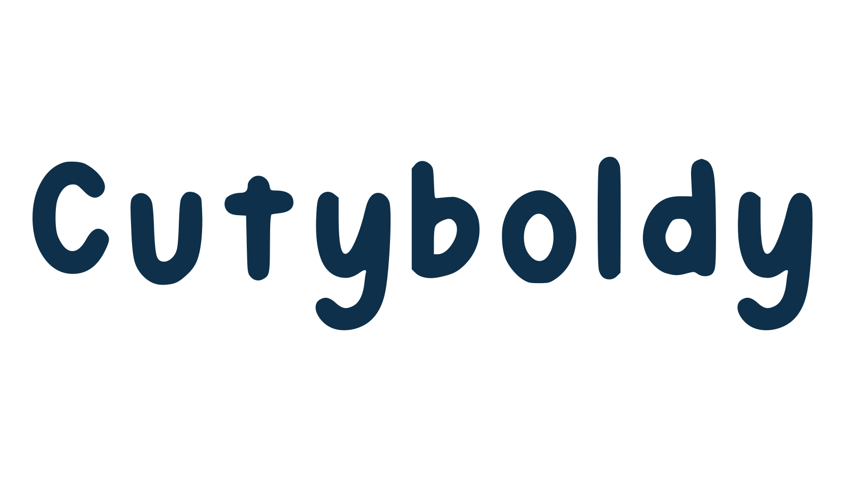 Cutyboldy, script handwritten fancy decorative calligraphy font preview