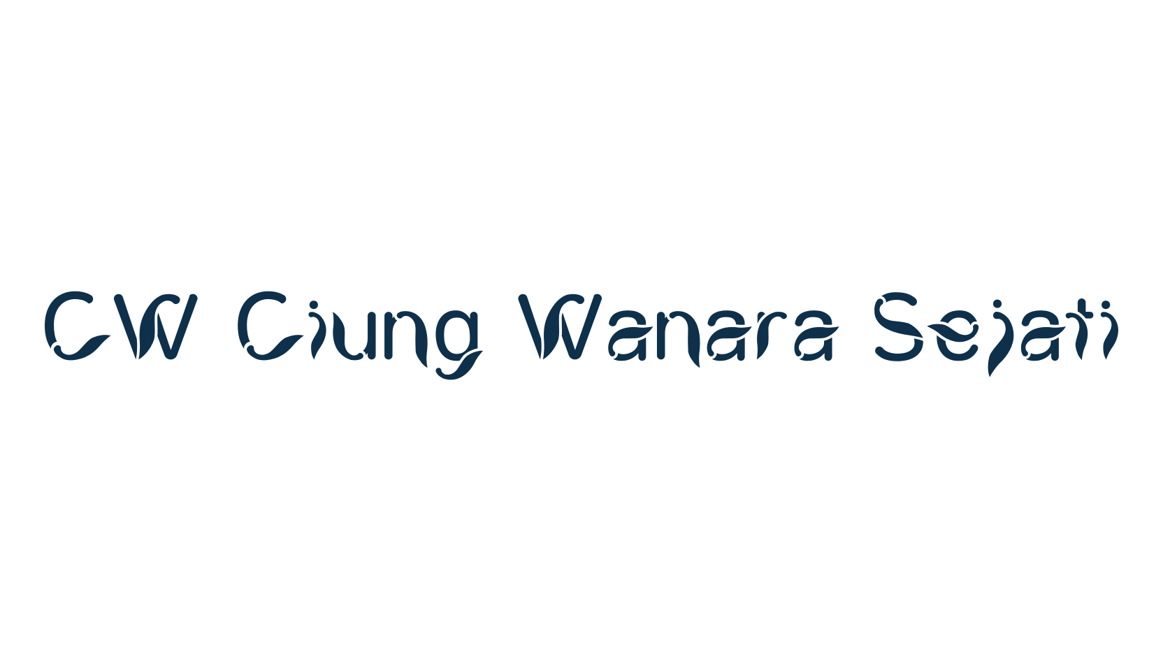 CW Ciung Wanara Sejati, decorative font preview