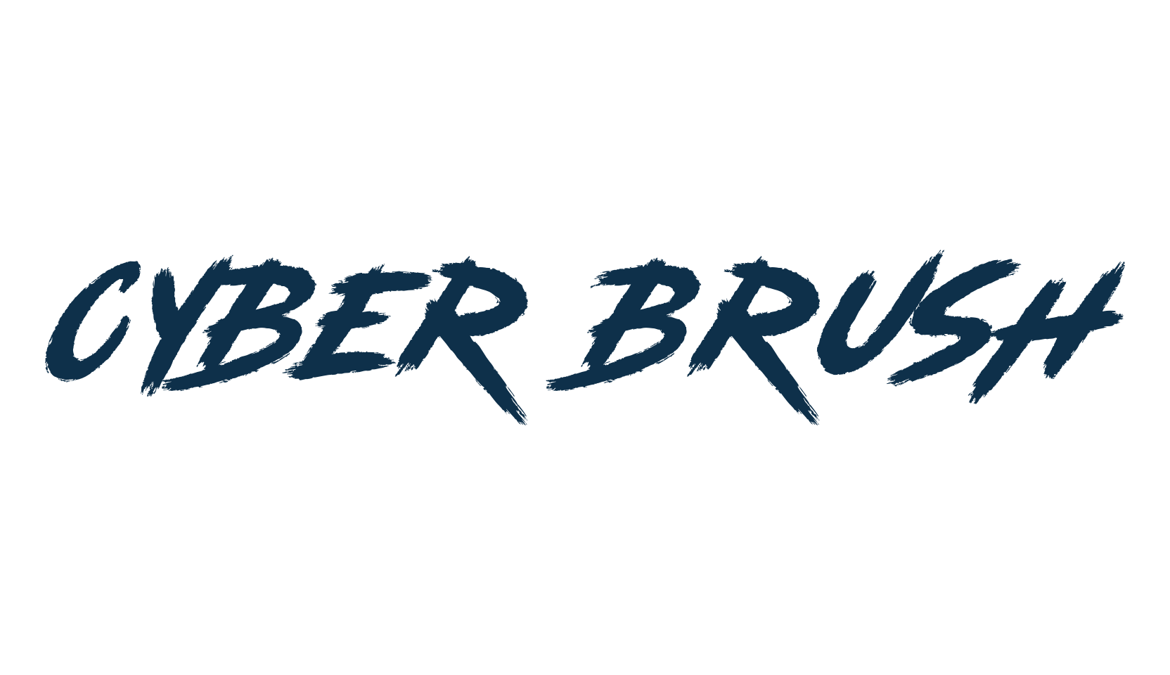 Cyber Brush, script brush fancy decorative calligraphy font preview