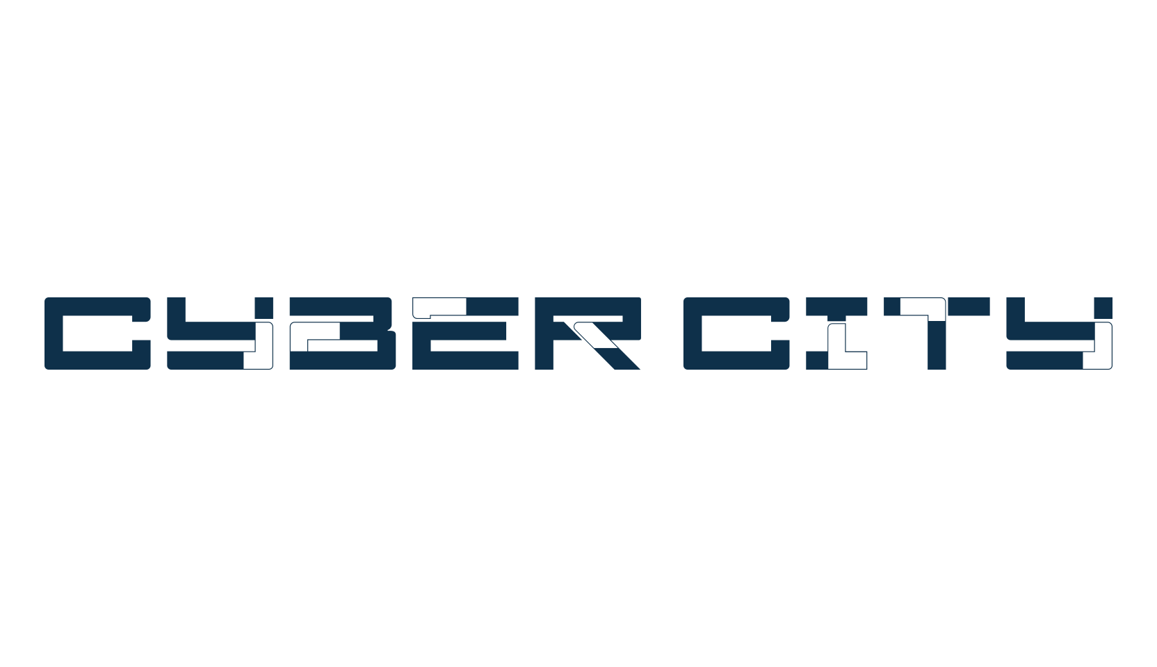 Cyber City, techno sci-fi font preview