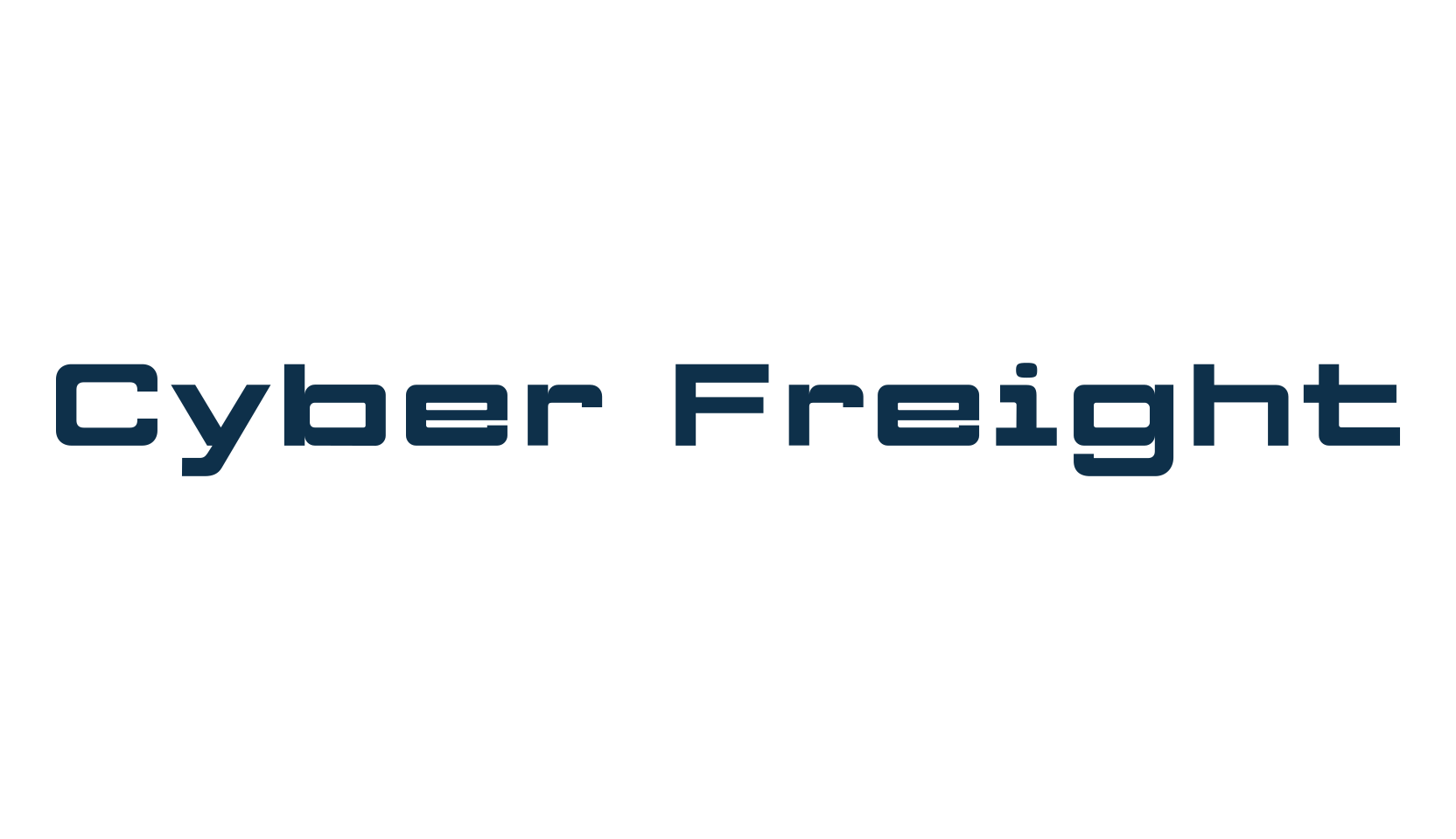 Cyber Freight, various font preview