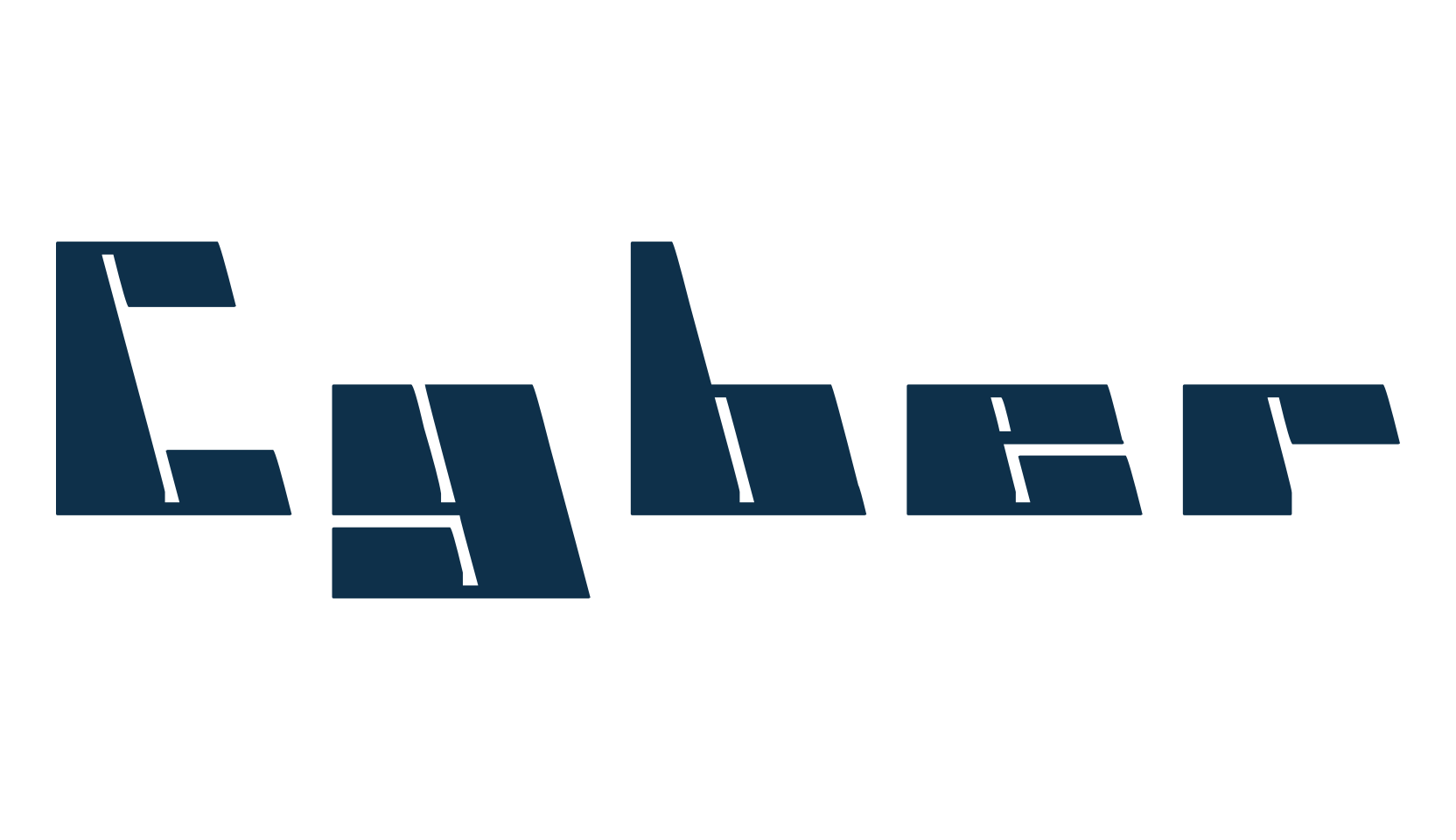 Cyber (cyber), fancy various techno sci-fi font preview