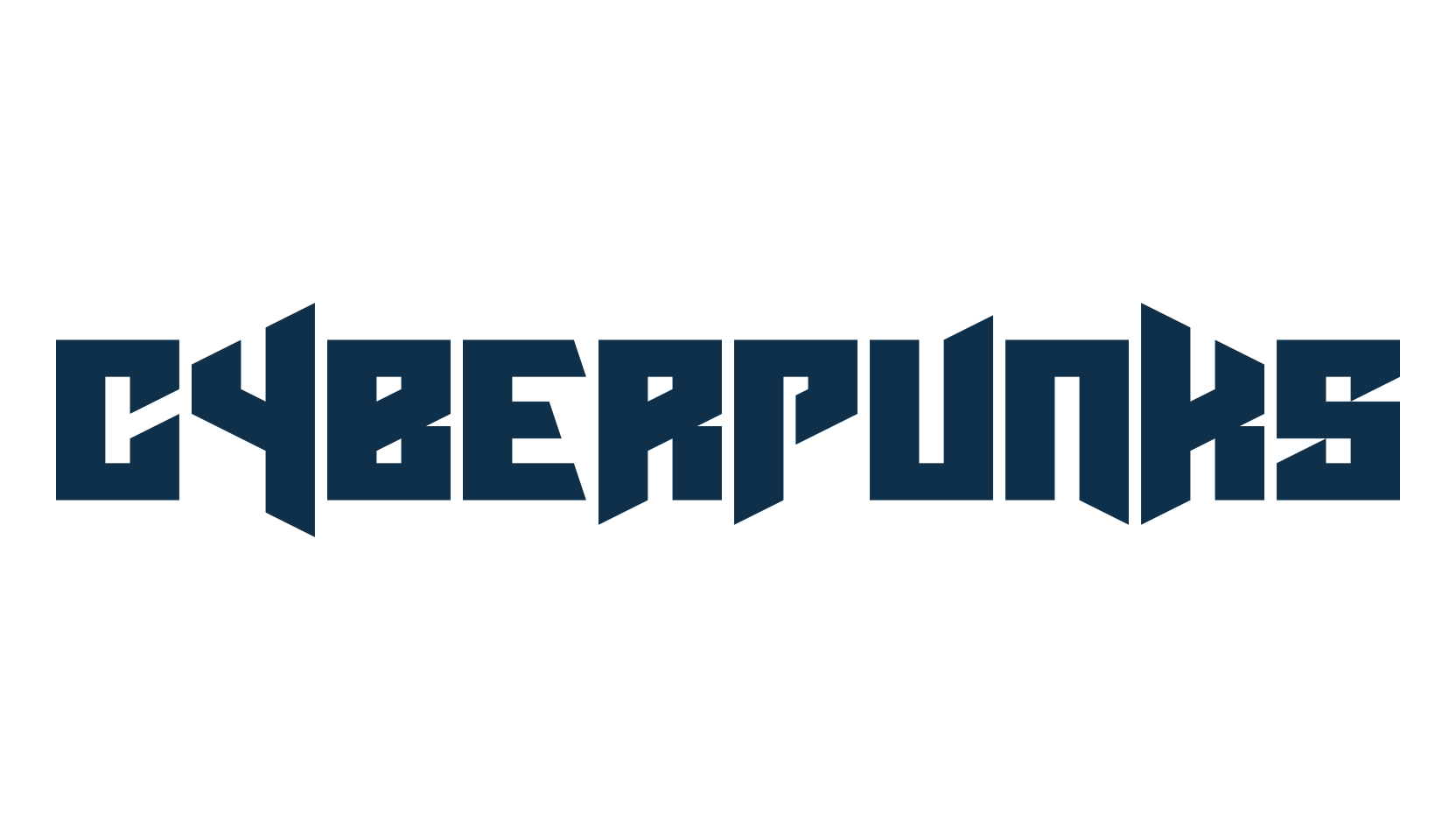 Cyberpunks, techno sci-fi font preview