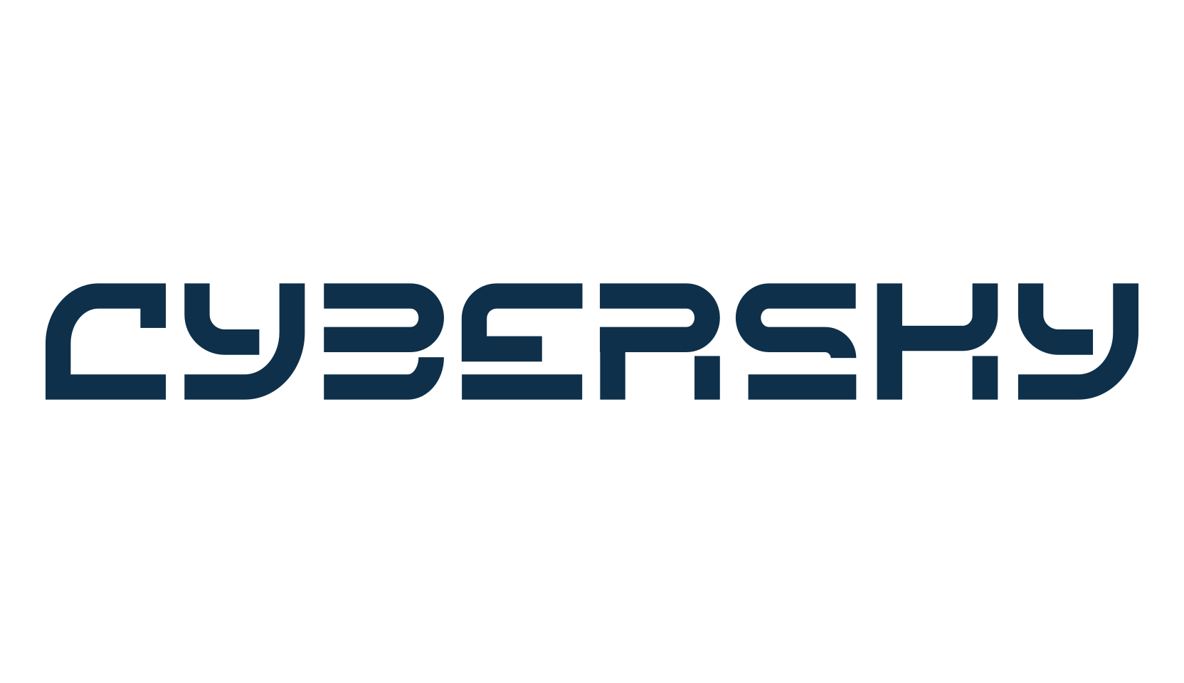 Cybersky, techno sci-fi font preview