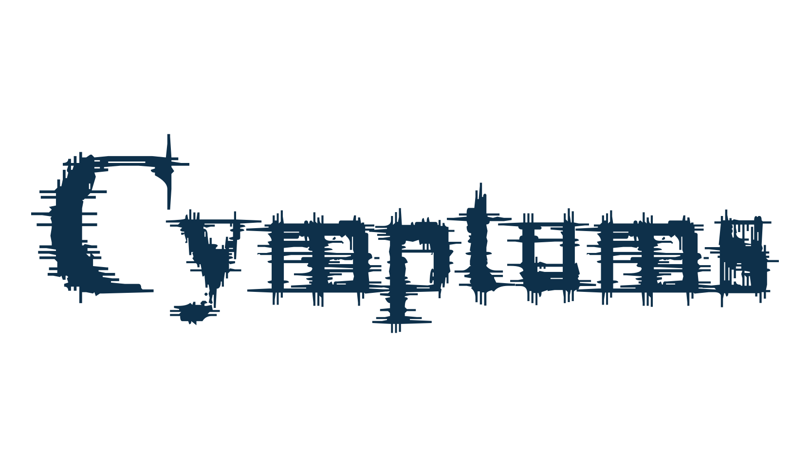 Cymptums, distorted font preview