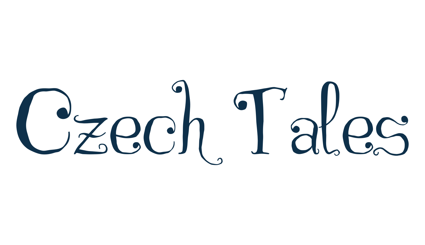 Czech Tales, fancy curly decorative font preview