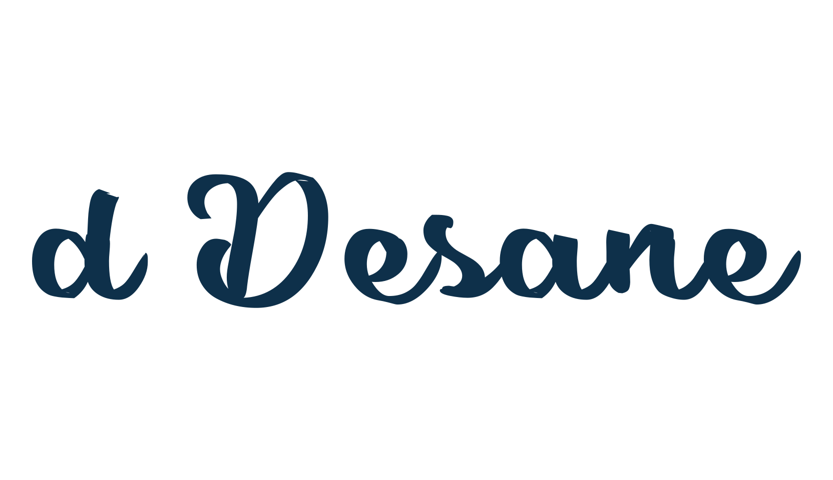 d Desane, fancy decorative font preview