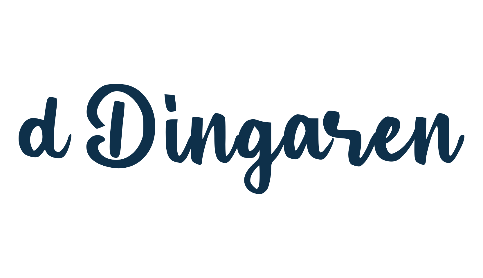 d Dingaren, fancy decorative font preview