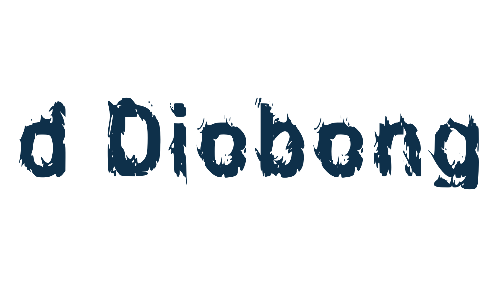 d Diobong, fire, ice font preview