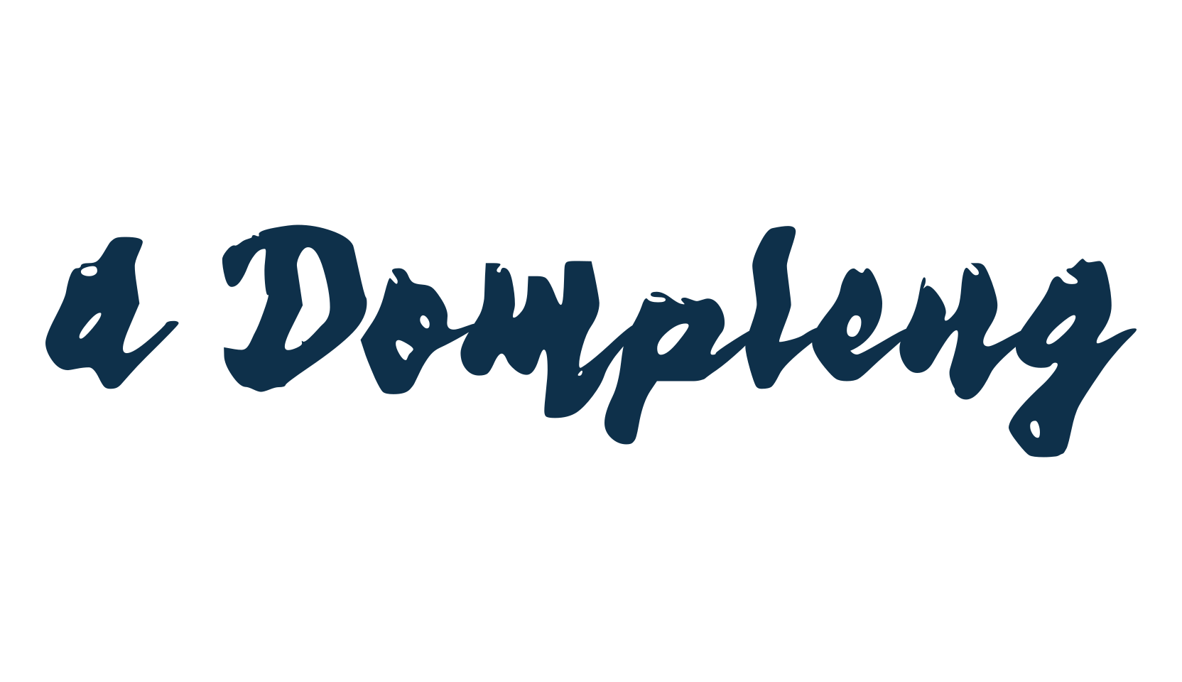 d Dompleng, trash font preview