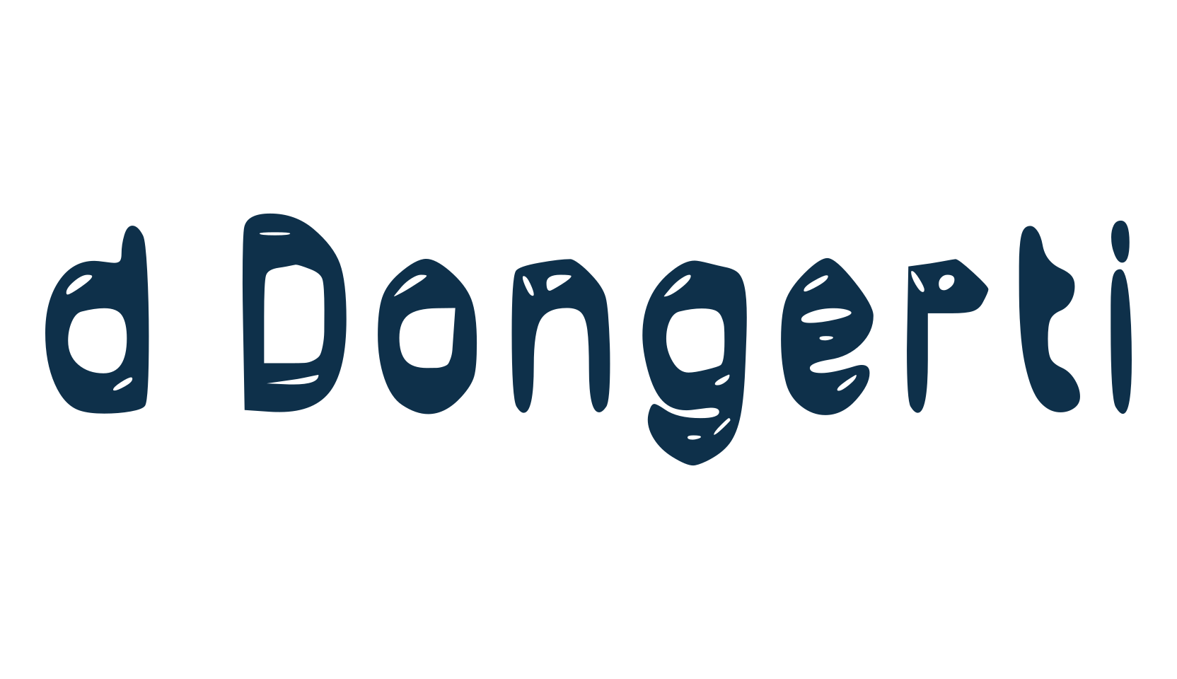d Dongerti, fancy various decorative font preview