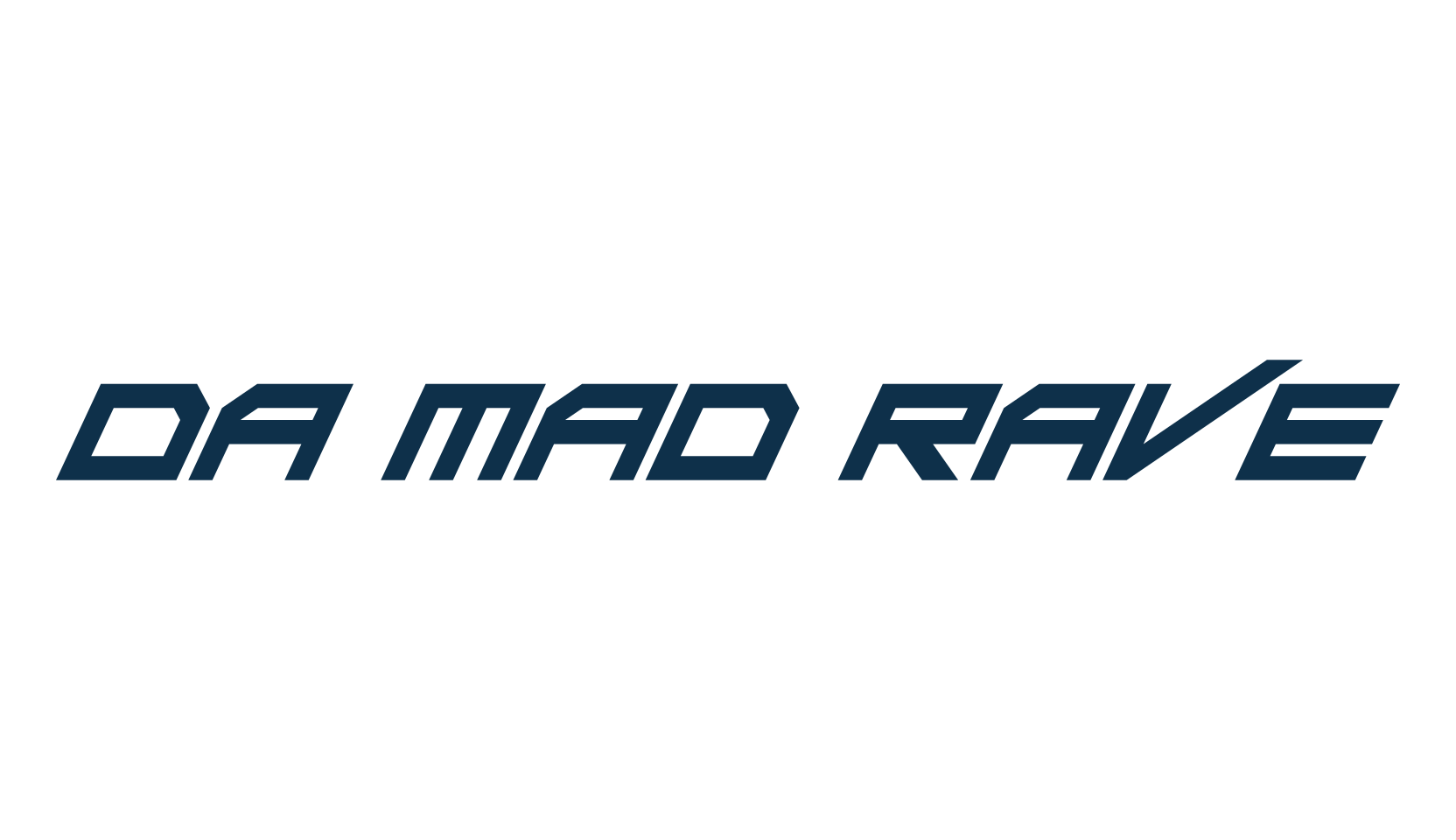 Da Mad Rave, techno square sci-fi font preview
