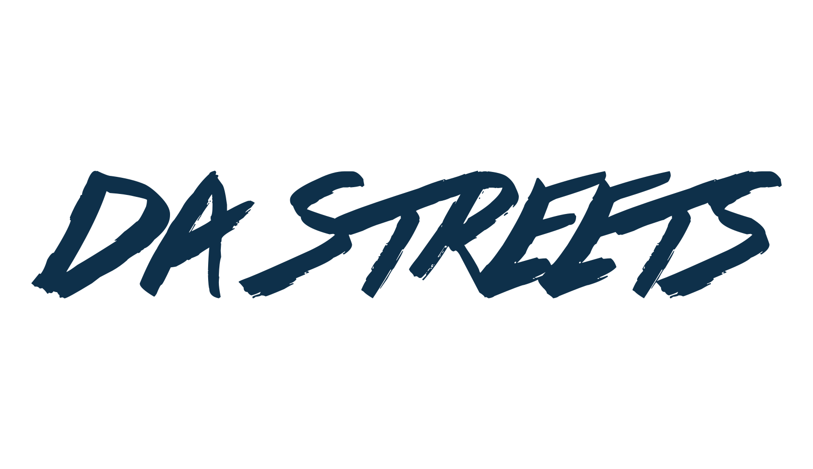 Da Streets, brush font preview