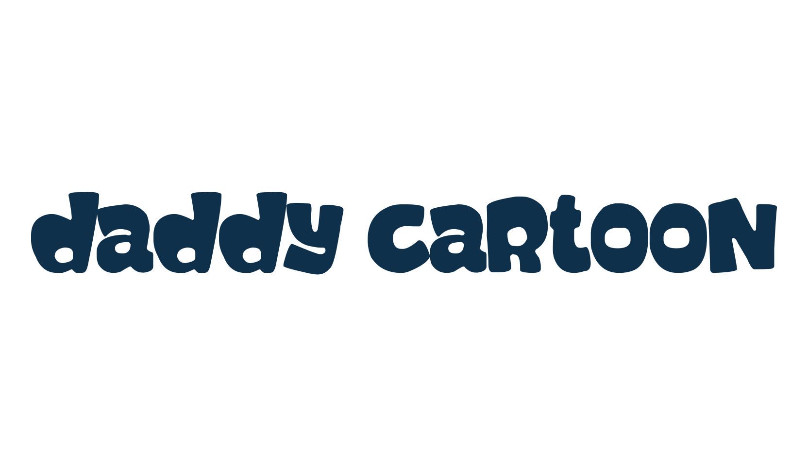 Daddy Cartoon, fancy cartoon decorative font preview