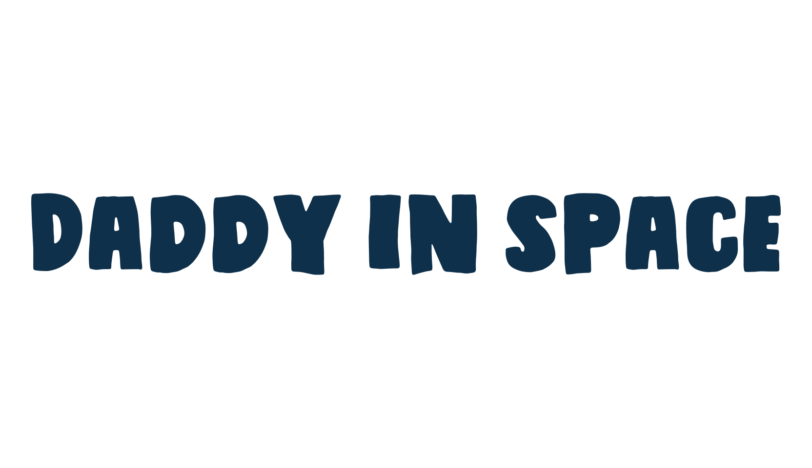 Daddy in space, fancy cartoon decorative comic font preview