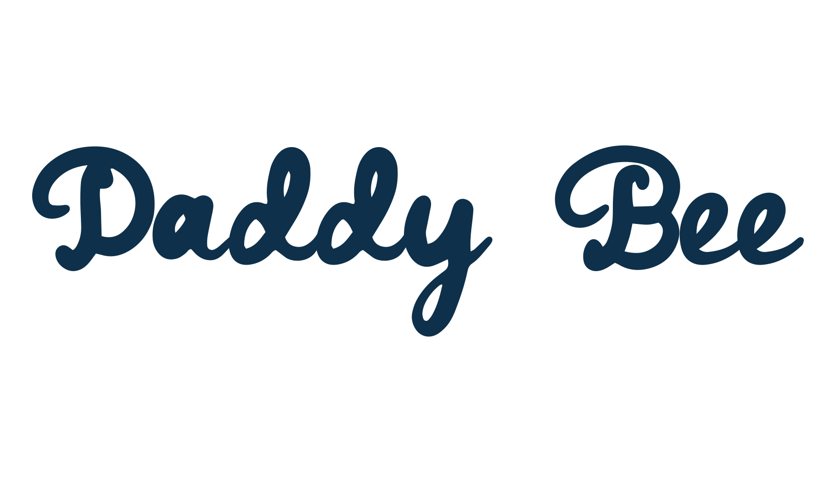 Daddy Bee (daddybee), handwriting font preview