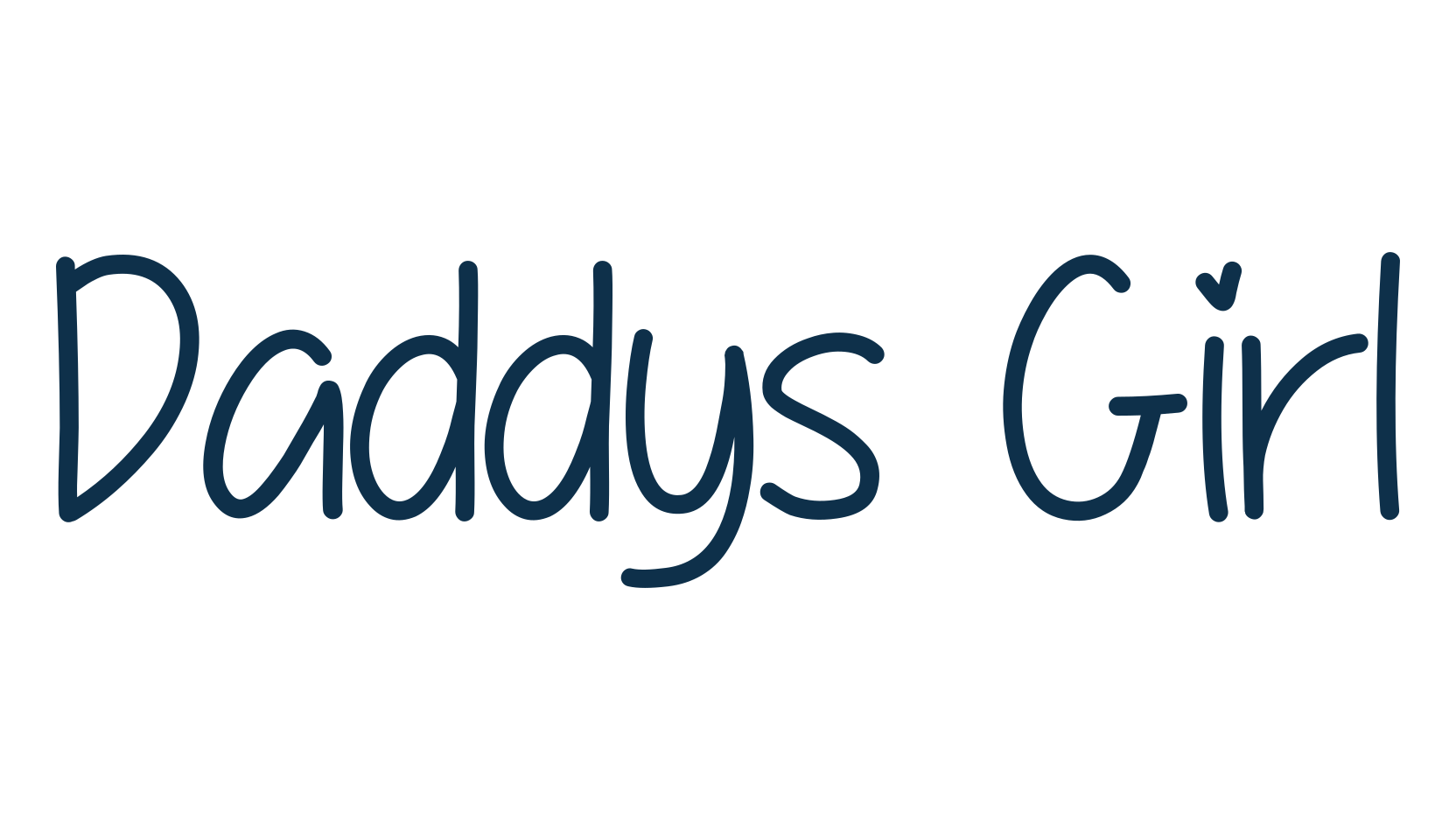 Daddys Girl, script handwritten fancy decorative calligraphy font preview