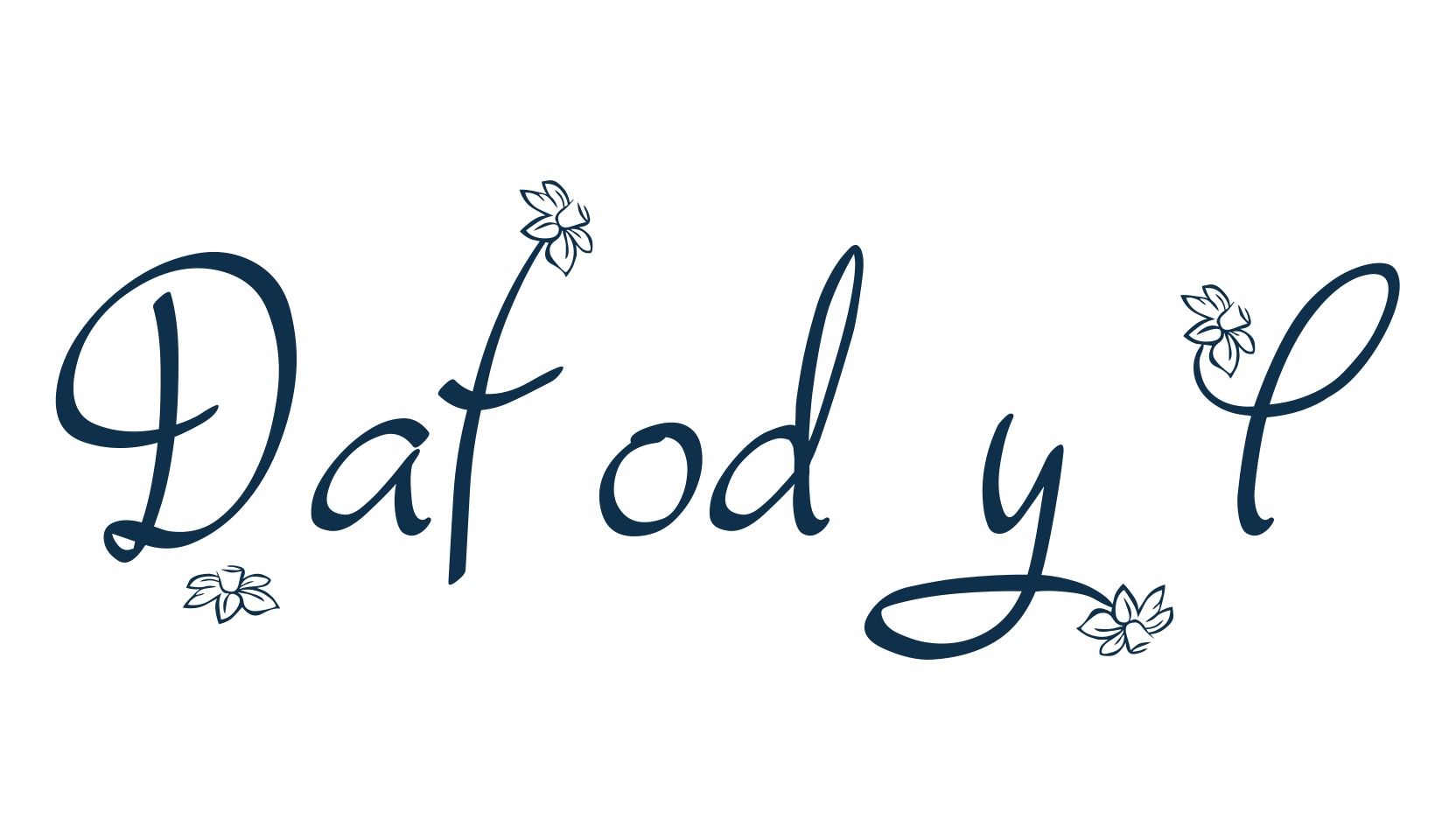 Dafodyl, various font preview