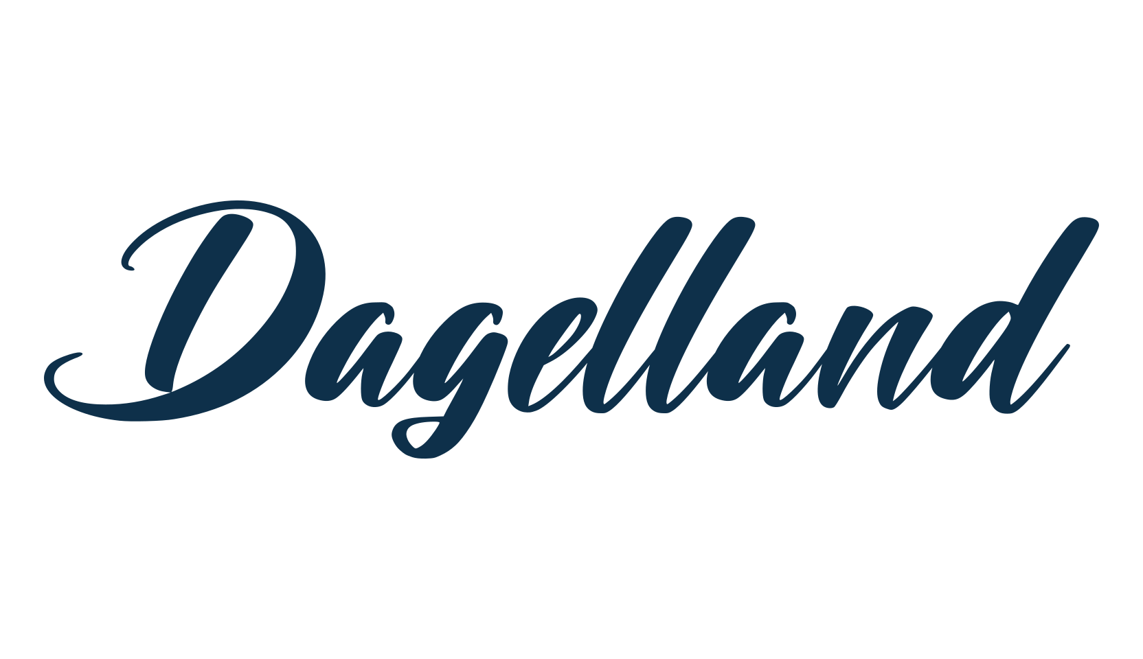 Dagelland, fancy decorative font preview