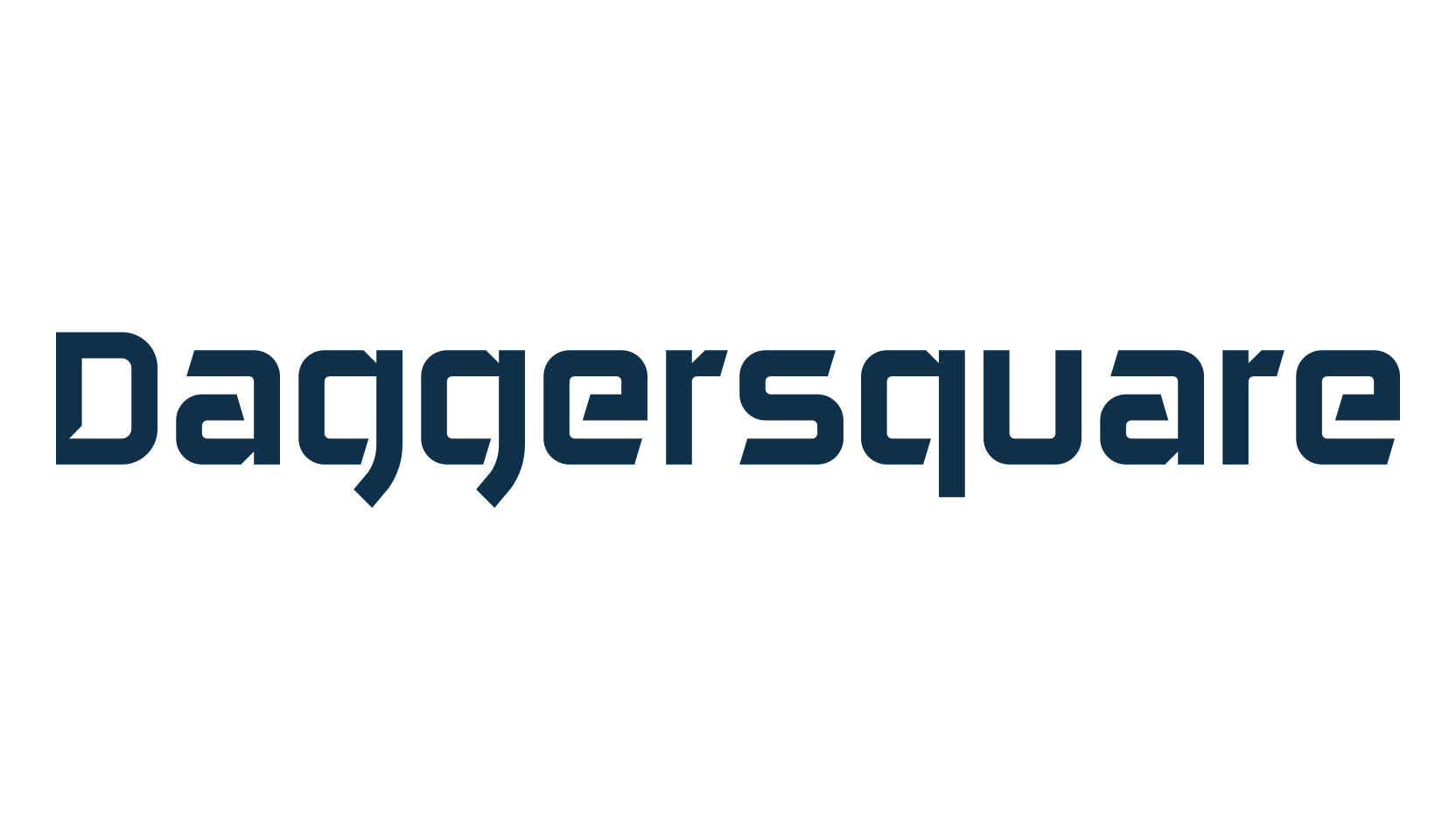 Daggersquare, fancy various techno sci-fi font preview