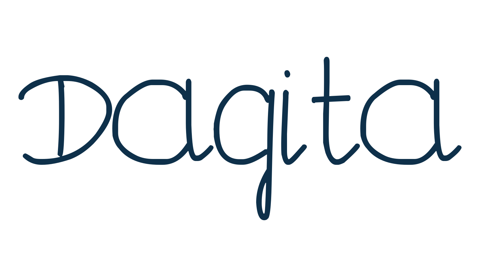 Dagita, various font preview