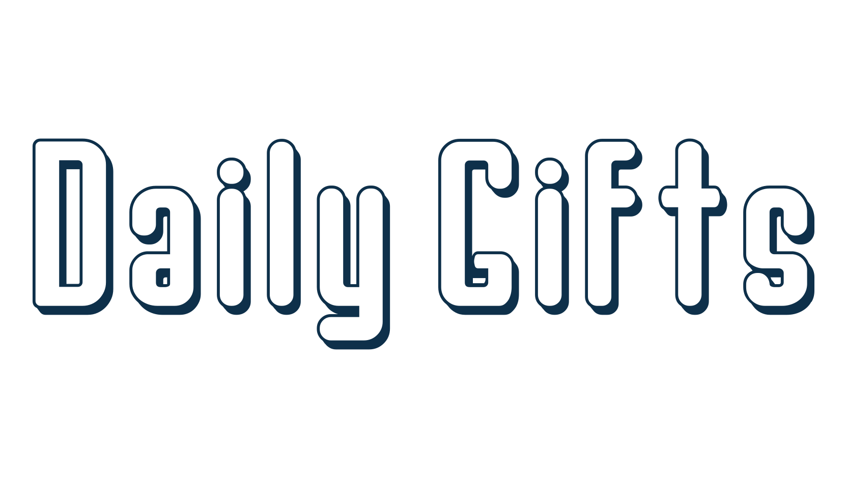 Daily Gifts, basic sans serif font preview