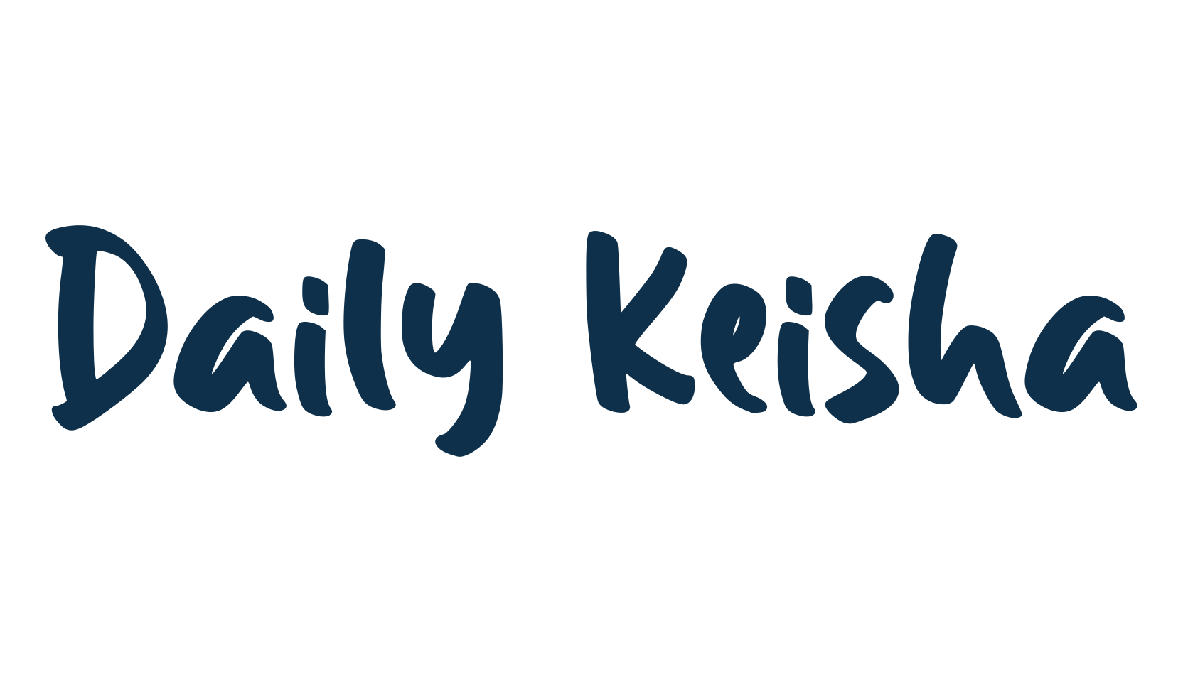 Daily Keisha, fancy cartoon decorative comic font preview