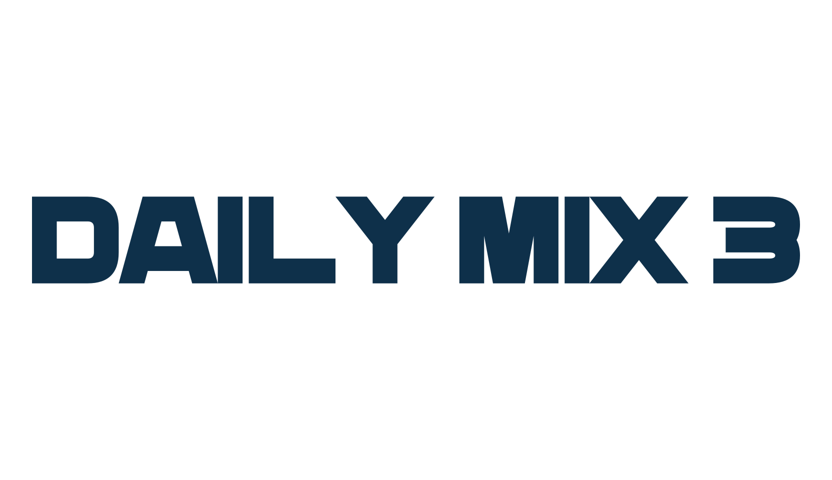 Daily Mix 3, fancy various basic font preview