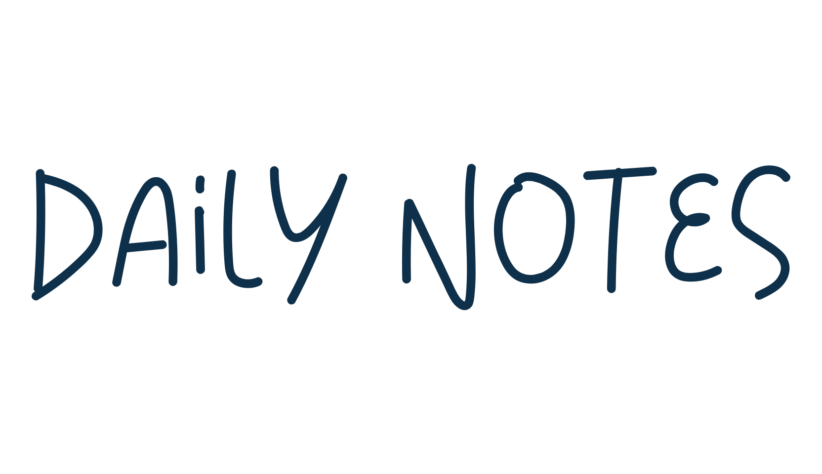 Daily Notes, script handwritten fancy decorative calligraphy font preview