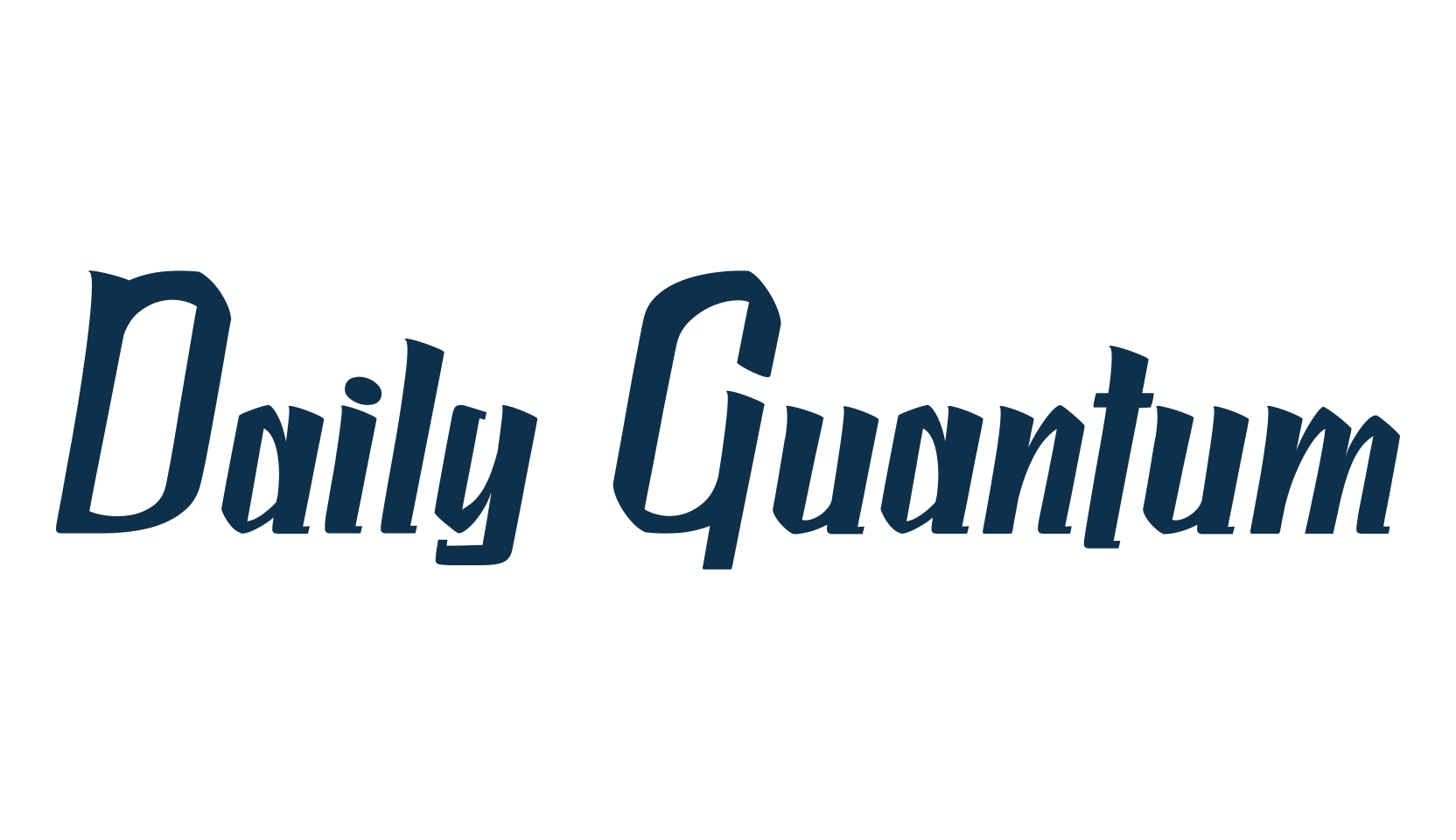 Daily Quantum, retro font preview