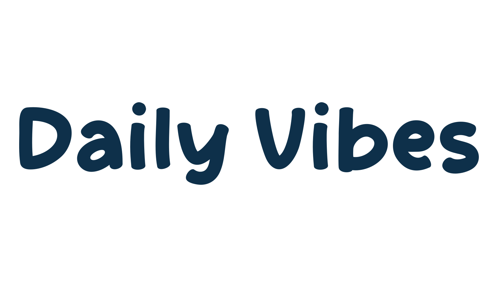 Daily Vibes, fancy cartoon decorative font preview