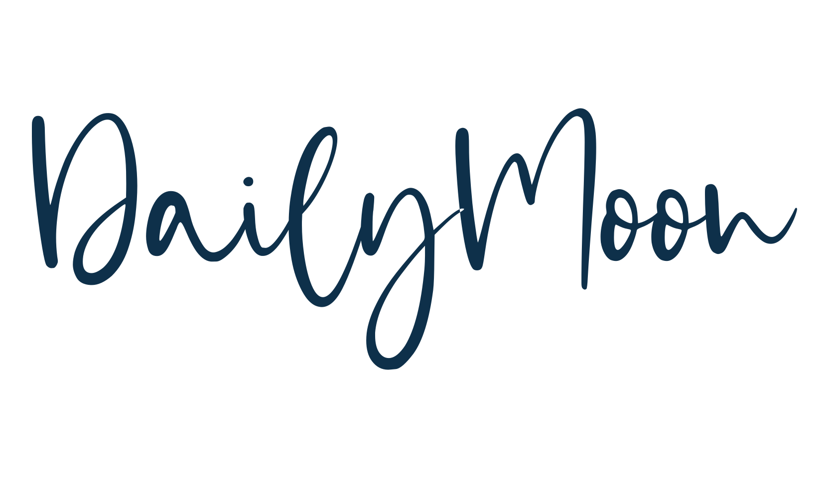 DailyMoon, script handwritten fancy decorative calligraphy font preview