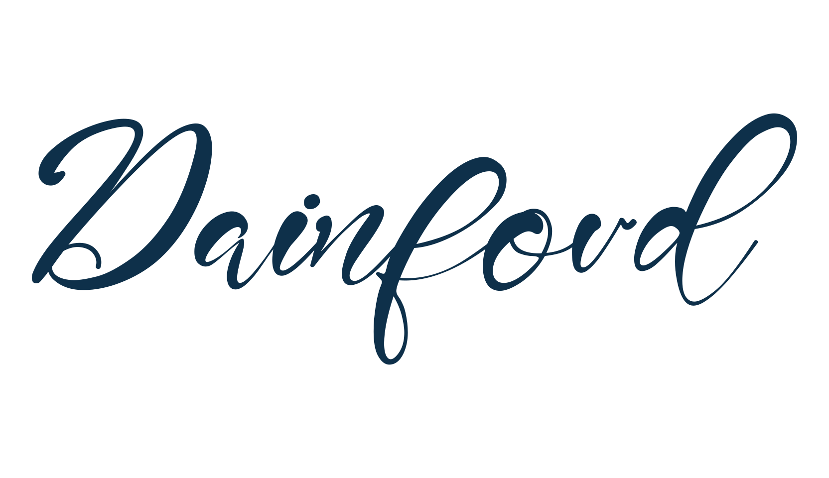 Dainford, display market font preview