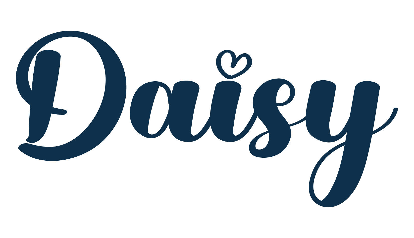 Daisy (daisy-3), calligraphy font preview